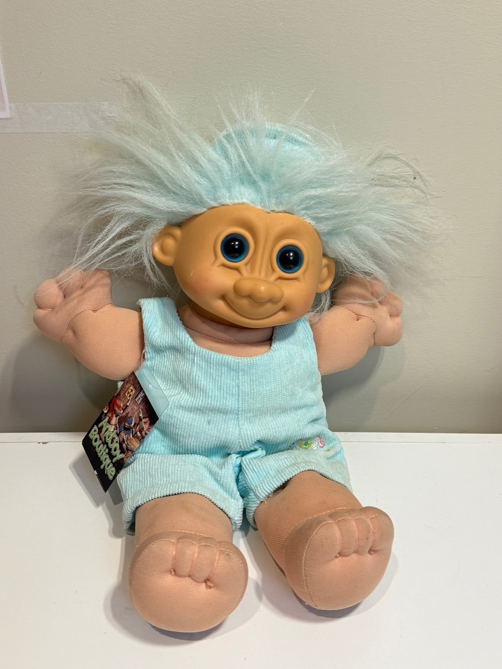 Baby blue Troll Doll
